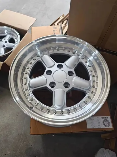 17 18 Inch 5 Holes Silver Color Painting with Rivet Aluminum Alloy Wheel Rims