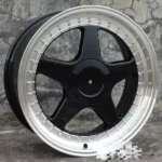 17 Inch 5X100 5X114.3 5 Spoke Deep Lip Japanese Style Alloy Car Rims for Chevrolet Camaro BMW Acura Tsx Gmc - Image 3