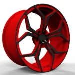 17 Inch 5 Spoke Forged Rims 5X112 5X114.3 5X120 5X130 Car Wheels