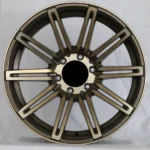 17X7.5 18X8 Replacement Alloy Wheel Rims Black Wheel Oy17072 Aluminum Multi Spoke for Passenger Cars