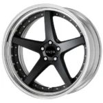 18-20 Inch Custom Forged Wheels 5X108 5X114.3 5X112 5X127 Matte Black Dual Finish Deep Concave Lightweight