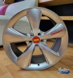 18 19 Inch 5 Holes Black Silver Aluminum Alloy Car Wheel Rim - Image 2