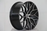 18 Inch 5X112 Silver Gloss Black Alloy Aluminum Wheels Car Rims - Image 4