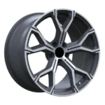 18 Inch Silver Powder Coated Cast Car Rims Aluminum Alloy Wheels Oy17073 Polish Face Multi Spoke Customizable - Image 2