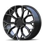 18 Inch Silver Powder Coated Cast Car Rims Aluminum Alloy Wheels Oy17073 Polish Face Multi Spoke Customizable - Image 4
