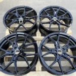 19 20 21 Inch Customized Aluminum Alloy Forged Rims 5X112 5X114.3 5X120 Gloss Black Passenger Car Wheels