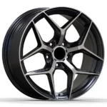 19 Inch 20 Inch 5X100 5X112 5X120 Car Alloy Wheel Rims Oy17184 Matt Black Chrome Rivets - Image 4
