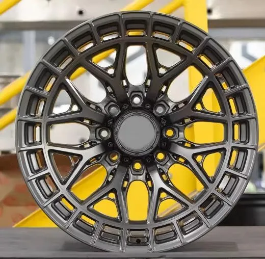 19 Inch Matt Black/Silver Car Disks Flow Form 6*139.7 Aftermarket Alloy Rims for Offroad/SUV Cars