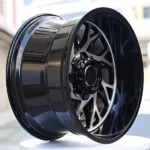 20-24 Inch 4X4 Offroad Aluminum Alloy Wheels Black Milling Chrome Rim - Image 3