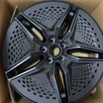2024 Custom Forged Wheels 19*9.5 PCD5*114.3 Gloss Black Rims - Image 3