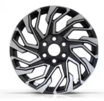 2026 20*8.5 Black Machined Face Cast Alloy Wheels Rims - Image 2