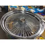 24 26inch Gold Wire Wheel with Forgiato Forged Wire Wheel - Image 2