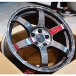 4 5 Te37 Style Black Bronze Silver Painting Aluminum Alloy Car Wheel Rim - Image 2