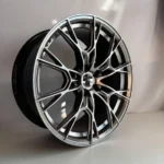 5 Holes 19 Inch Black and Bronze Color Alloy Car Wheels - Image 2