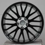 5 Holes Aluminum Alloy Wheel Black Machined Car Wheel Suit for Sedan Car