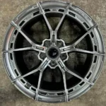 5 Holes Black Hyper Black Hyper Black Lip Bronze Color Cast Car Wheel Aluminum Alloy Wheel - Image 2