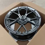 5 Holes Black Hyper Black Hyper Black Lip Bronze Color Cast Car Wheel Aluminum Alloy Wheel