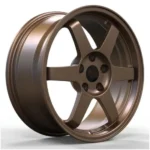 5 Holes Bronze Aluminum Alloy Car Wheel Rims Suit for Te37