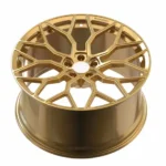 5 Holes Golden Finished Car Wheel High Performance Forged Aluminum Alloy Car Wheel - Image 3