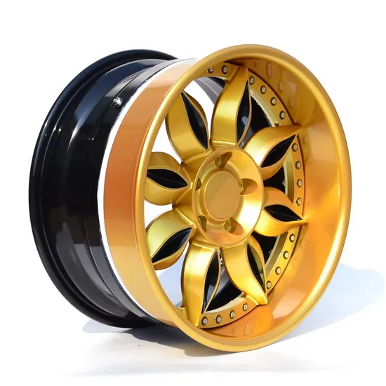 5-Holes-Golden-Finished-Car-Wheel-High-Performance-Forged-Aluminum-Alloy-Car-Wheel 5 Holes Golden Finished Car Wheel High Performance Forged Aluminum Alloy Car Wheel - Image 1