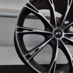 5 Holes R18 R19 Black Machined Gloss Black Car Wheel Rim Mag - Image 3