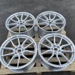 5 Holes Silver Aluminum Alloy Car Wheel Durable Forged Wheel Rims - Image 3