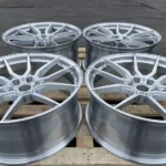 5 Holes Silver Aluminum Alloy Car Wheel Durable Forged Wheel Rims - Image 4