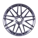 5 Holes Silver Aluminum Alloy Replica Car Wheel Rims - Image 2