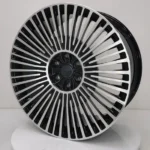 A356 Aluminum Alloy 6 Holes Black Machined Face Car Wheel Rim - Image 3