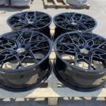 A356 Aluminum Alloy Material Black Color Car Wheel 5 Holes Aftermarket Wheel Rim - Image 4