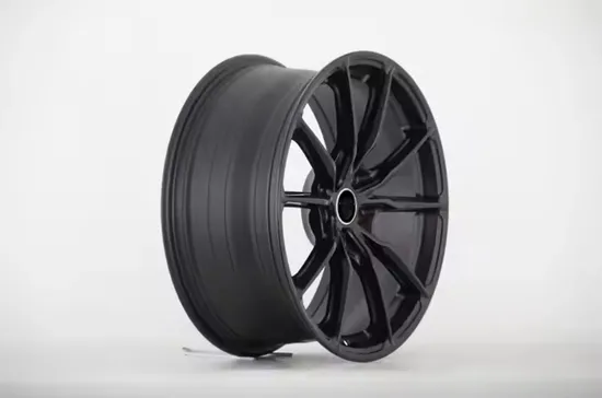 Aftermarket Best Selling 5 Holes Black Passenger Car Alloy Wheel