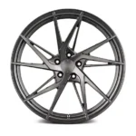 Aftermarket Matte Black 5 Holes Aluminum Alloy Car Wheel Rims with Beautiful Spokes - Image 3