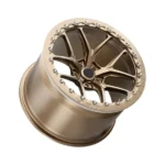 Forged 5-Hole Gold Chrome Aluminum Alloy Car Rims Wholesale - Image 3