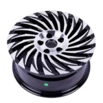 Aluminum Alloy Gravity Casting Car Wheel Rim, a Variety of Processes, 5 Holes Silver Machined Face Car Wheel - Image 3