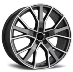 Beautiful Machined Face Flow Formed 5 Holes Aluminum Alloy Car Wheel Rim - Image 2
