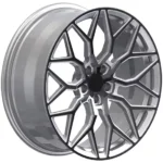 Black Alloy Wheels with Red Center 4X4 Steel Wheel 17inch Forged Rims