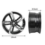 Black Machine Face Color Car Accessories Aluminum Alloy Wheel Rims for Japanese Car