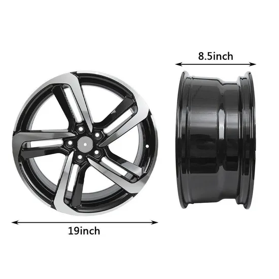 Black Machine Face Color Car Accessories Aluminum Alloy Wheel Rims for Japanese Car