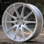 Black Machine Lip Silver Machine Lip Racing Style 4/5 Bolt Patterns Wheel Rim - Image 4