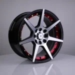 Black Polished Forged 19-20" 5X112 Car Alloy Rims - Image 2