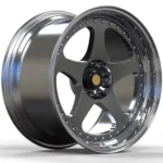 Black Polished 18 Inch Star Spokes Casting Alloy Rims - Image 2