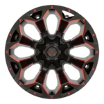 Black Red Assault off-Road Car Wheel 15-24inch Deep Concave Rugged Monoblock for 4X4 SUV - Image 2