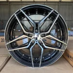 Black Silver Bronze Painting Aluminum Alloy 5 Holes Car Wheels - Image 2
