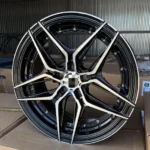 Black Silver Bronze Painting Aluminum Alloy 5 Holes Car Wheels - Image 3