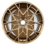Bronze 5X108 Forged Aluminum Alloy Car Wheels Brushed - Image 2