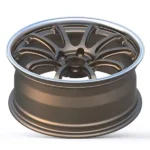 Bronze/Silver Auto Parts Car Wheels 17/18/19 Inch Flow Form High Quality Aftermarket Alloy Rims - Image 3