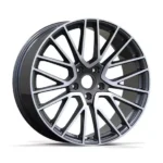 Car Alloy Wheels 20 21inch 20X10.5j/21X9.5j/11j 5X130 Gungray Machine Face Multi-Spokes Cast Rims for Porsche - Image 2