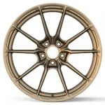 Car Alloy Wheels 5 Hole Brushed Bronze Polished Lip Forged Wheel Rim - Image 2