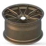 Car Alloy Wheels 5 Hole Brushed Bronze Polished Lip Forged Wheel Rim - Image 3