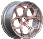 Custom 4X100 Pink Car Rims with Hearts Shape Alloy Wheels 16 Inch 4 Hole for Smart - Image 3